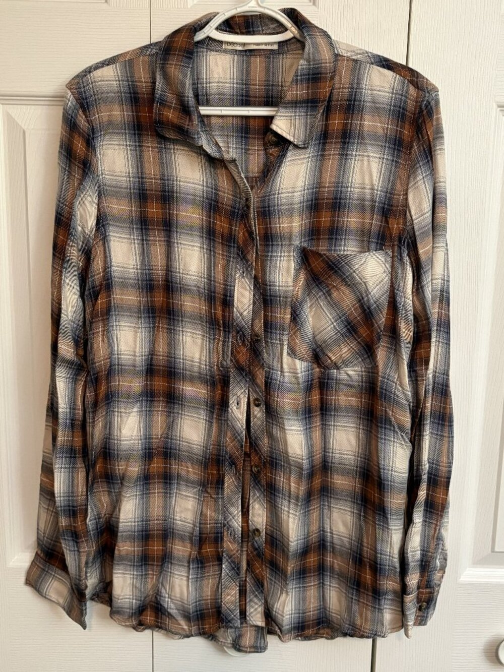NWT Becool Plaid Shirt